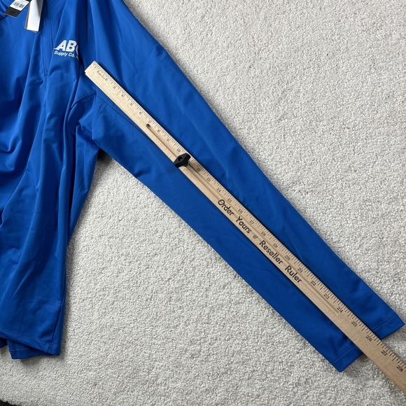 UNRL‎ Highlands 1/4 Zip Pullover Men's Size 2XL Blue Jacket Long Sleeve Logo NWT - Picture 14 of 16